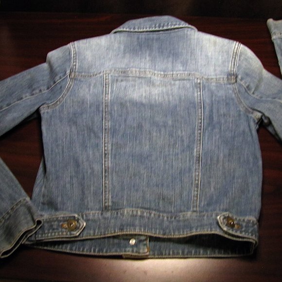 BP Women’s Stretch Jeans Jacket Size XS Light Wash Denim - Picture 9 of 12